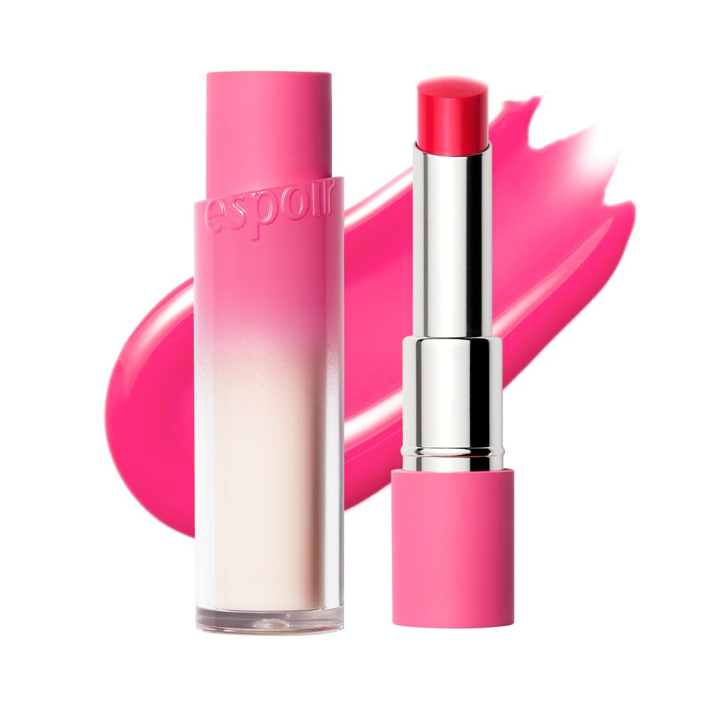 Espoir Lipstick Nowear Balming Glow #4 Hey Bestie 0.1Oz | Lightweight Moisturizing Lip | Long-Lasting Vibrant Color | Non-Sticky
