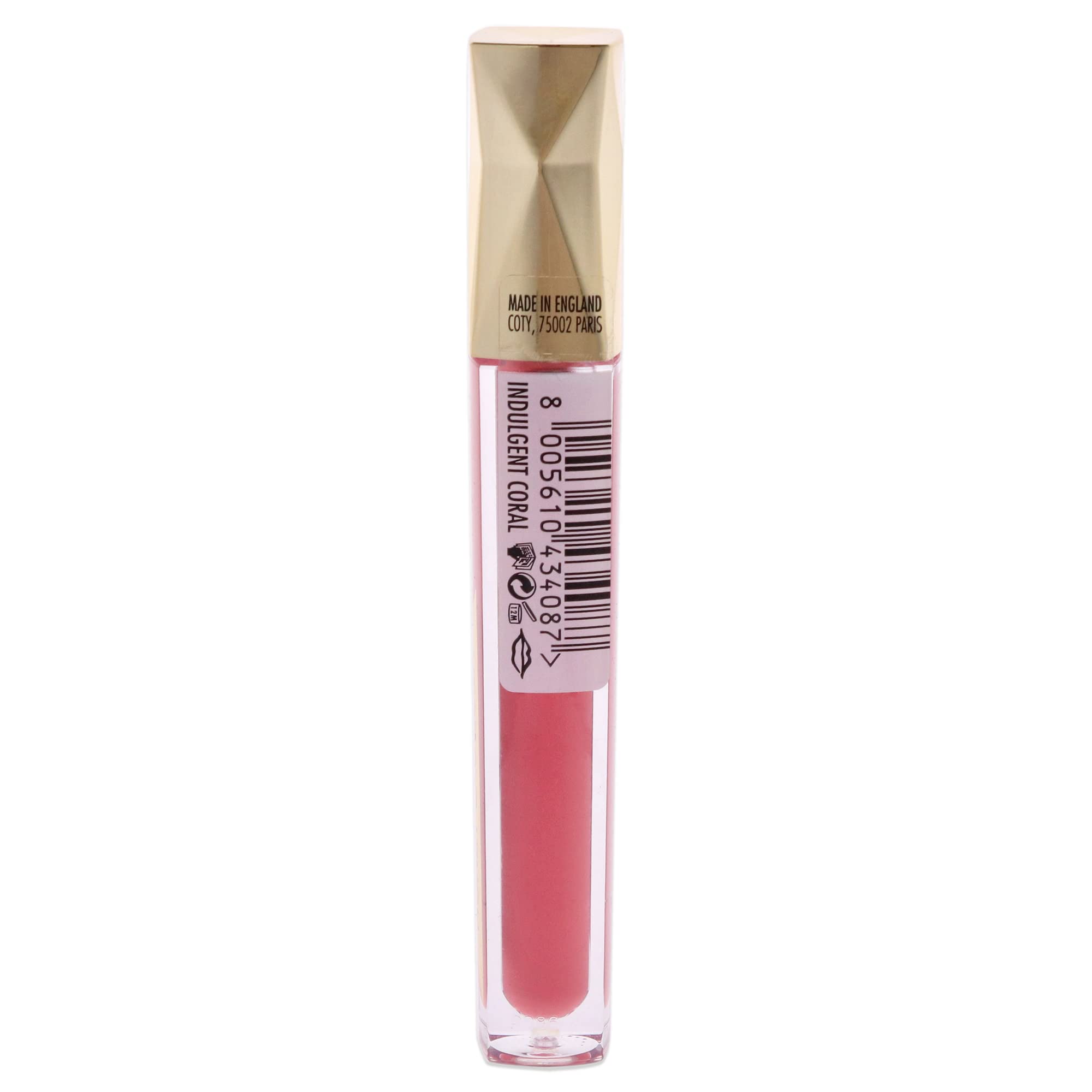 Max Factor Color Elixir Honey Lip Lacquer - 20 Indulgent Coral Lipstick Women 012 Oz