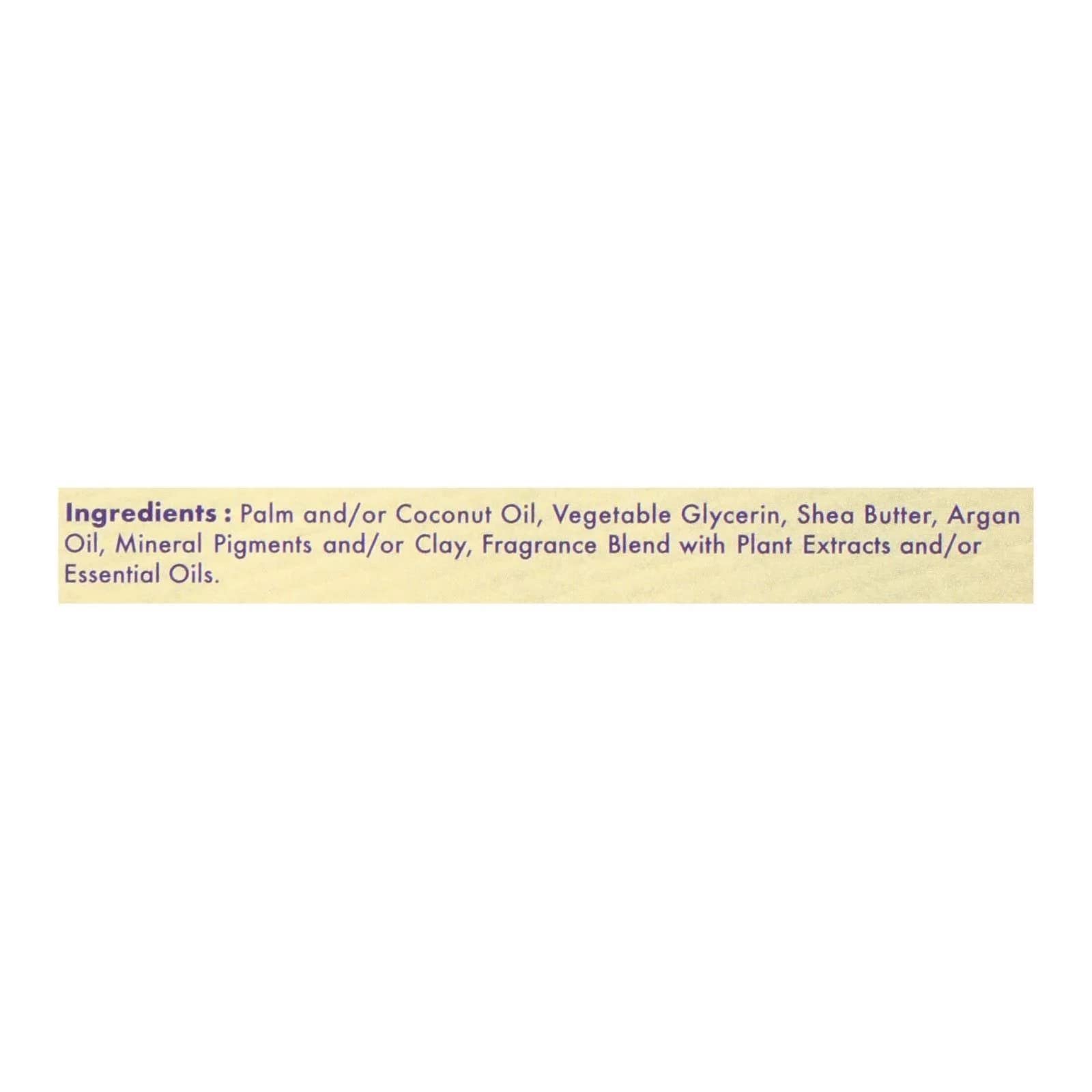 A LA MAISON Lavender Flower Bar Soap - Triple French Milled Natural Moisturizing Hand Soap Bar (4 Bars of Soap, 3.5 oz)
