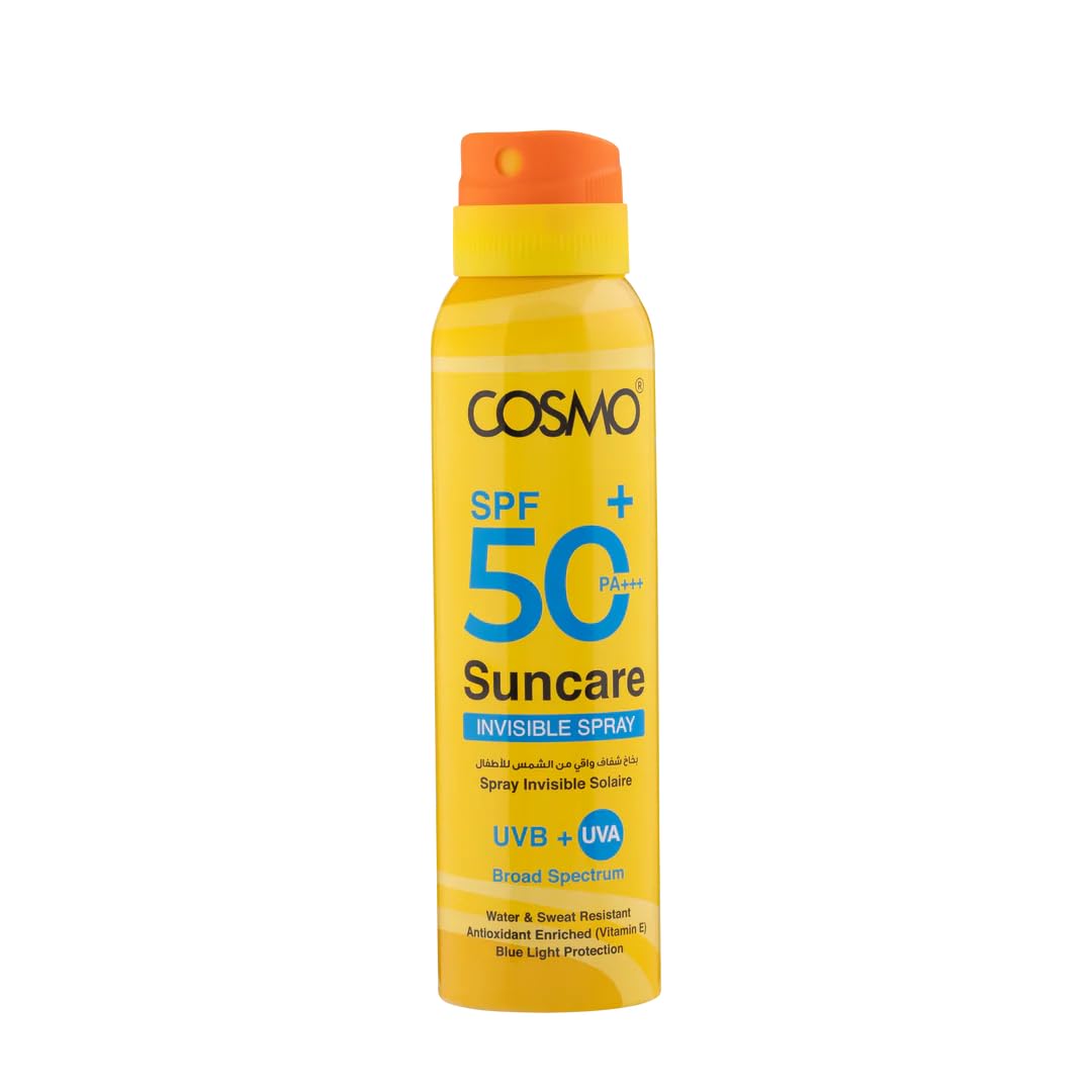 CD COSMO DESIGNS Suncare Invisible Spray SPF 50 Pa+++ 150ml | 5.07 fl.oz UVB/UVA Protection | Water & Sweat Resistant Antioxidan