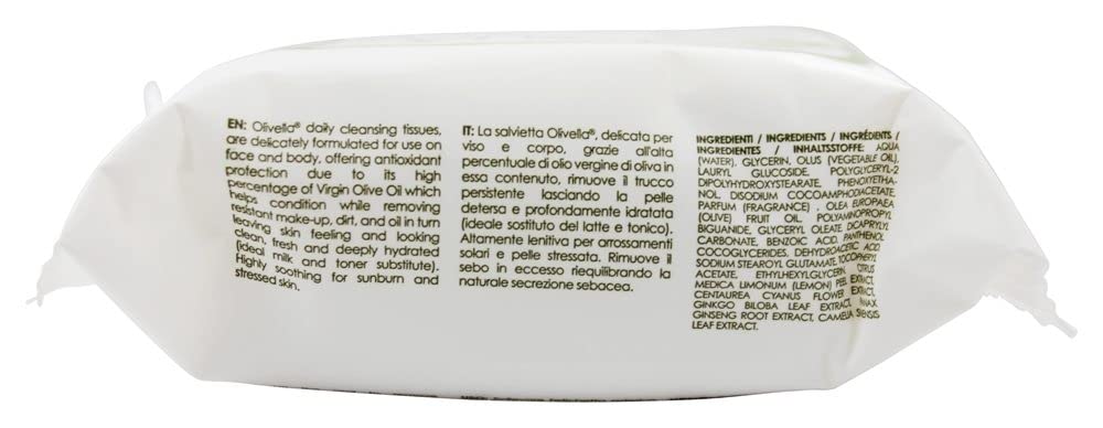 Olivella Daily Facial Cleansing Tissues - 30 Tissues