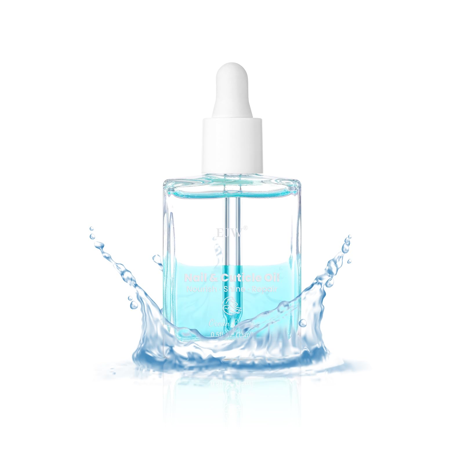 EJW Dual Layer Cuticle Oil for Nails - Nourishes & Repairs Dry, Damaged Cuticles, Strengthens Nails, Reduces Hangnails & Hand Li