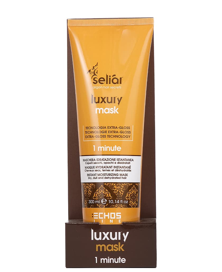 echosline SeliAr Luxury Instant Moisturizing Mask for Dry and Dehydrated Hair - 300 ml