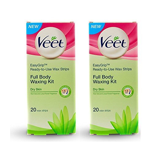Veet Full Body Waxing Kit - Dry Skin (Pack of 2)