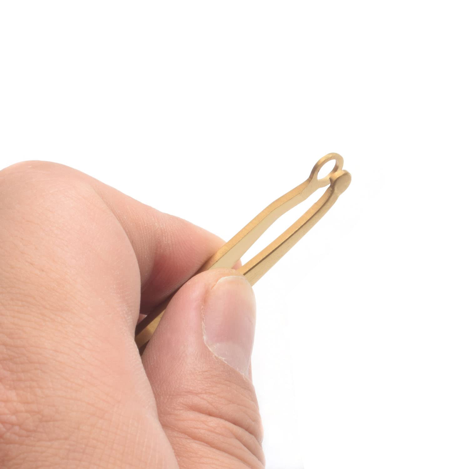 Motanar Nose Hair Tweezers Nose Hair Trimming Tweezers Stainless Steel Round Head Tweezers Eyebrow Clippers Trimmer Water Resist