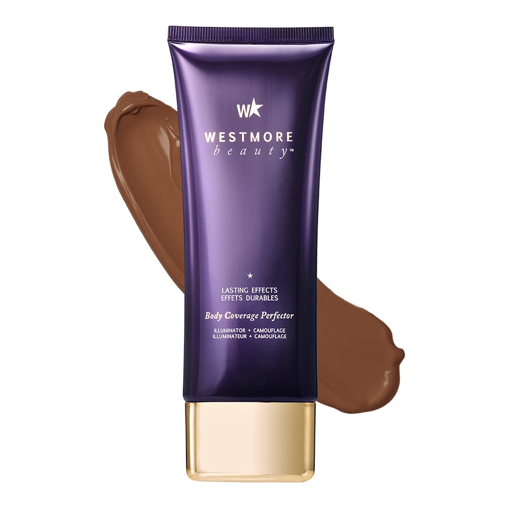 Westmore Beauty Body Coverage Perfector 7 Oz 210Ml (Deep Radiance) - Waterproof Leg And Body Makeup For Tattoo Cover Up And More