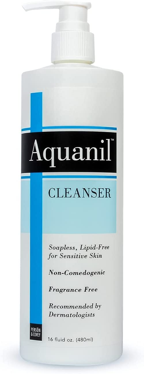 Aquanil Cleanser 16 Fl Oz - Pack of 4, Gentle Skin Cleansing Formula