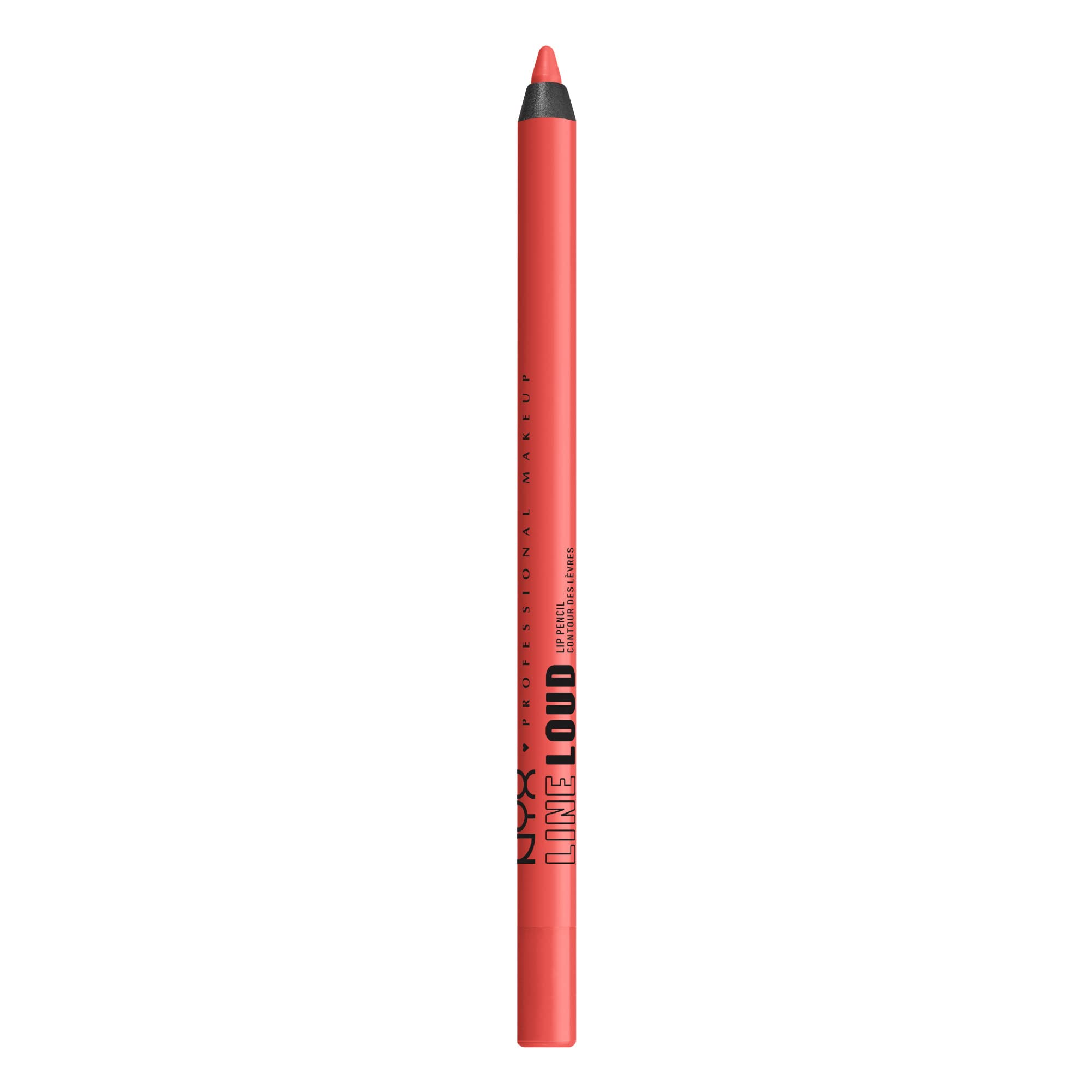 NYX PROFESSIONAL MAKEUP Line Loud Lip Liner, Longwear and Pigmented Lip Pencil with Jojoba Oil  Vitamin E - Stay Stuntin (Midton