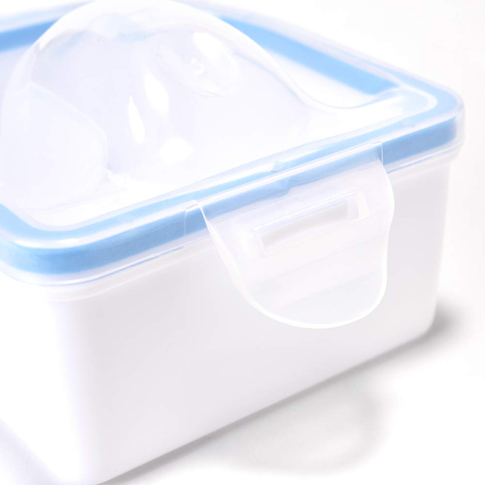 Rolabling 2 Pcs Soaking Soak Bowl Nail Art Polish Remove Wash Soaker Tray Manicure Spa Tool