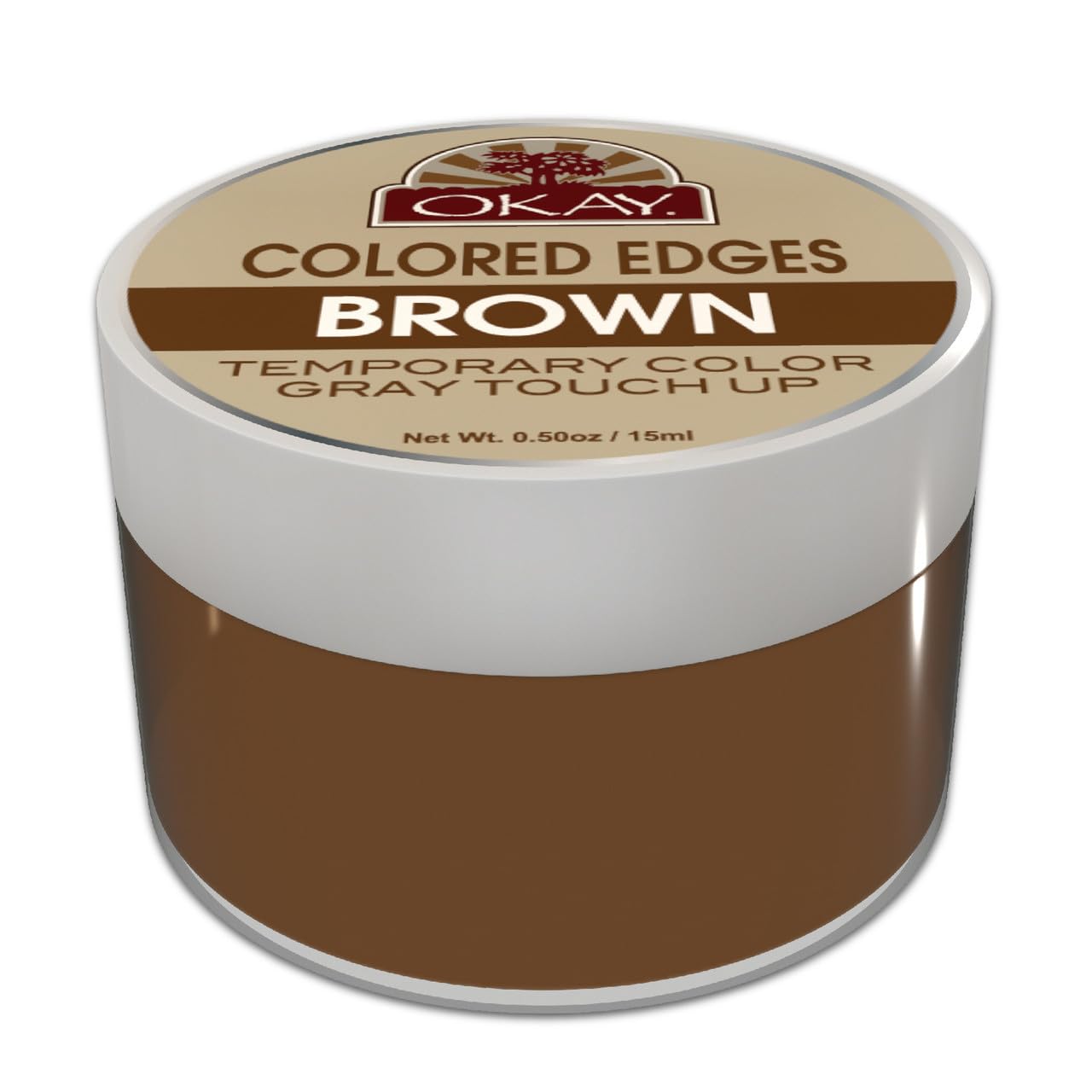 OKAY COLORED EDGES BROWN .5oz / 59ml (1ea/12dp/72cs)
