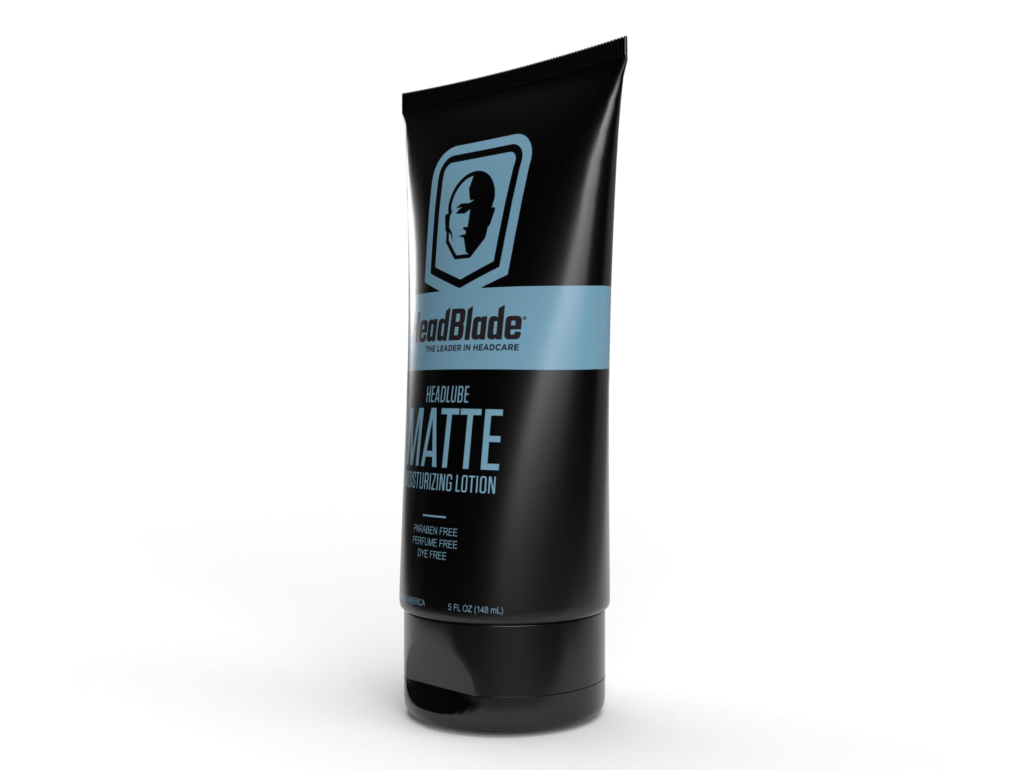 HeadBlade HeadLube Matte Moisturizer Lotion for Men (5 oz) - Leaves Head Smooth and Grease-Free, free Head Shaving Experience -