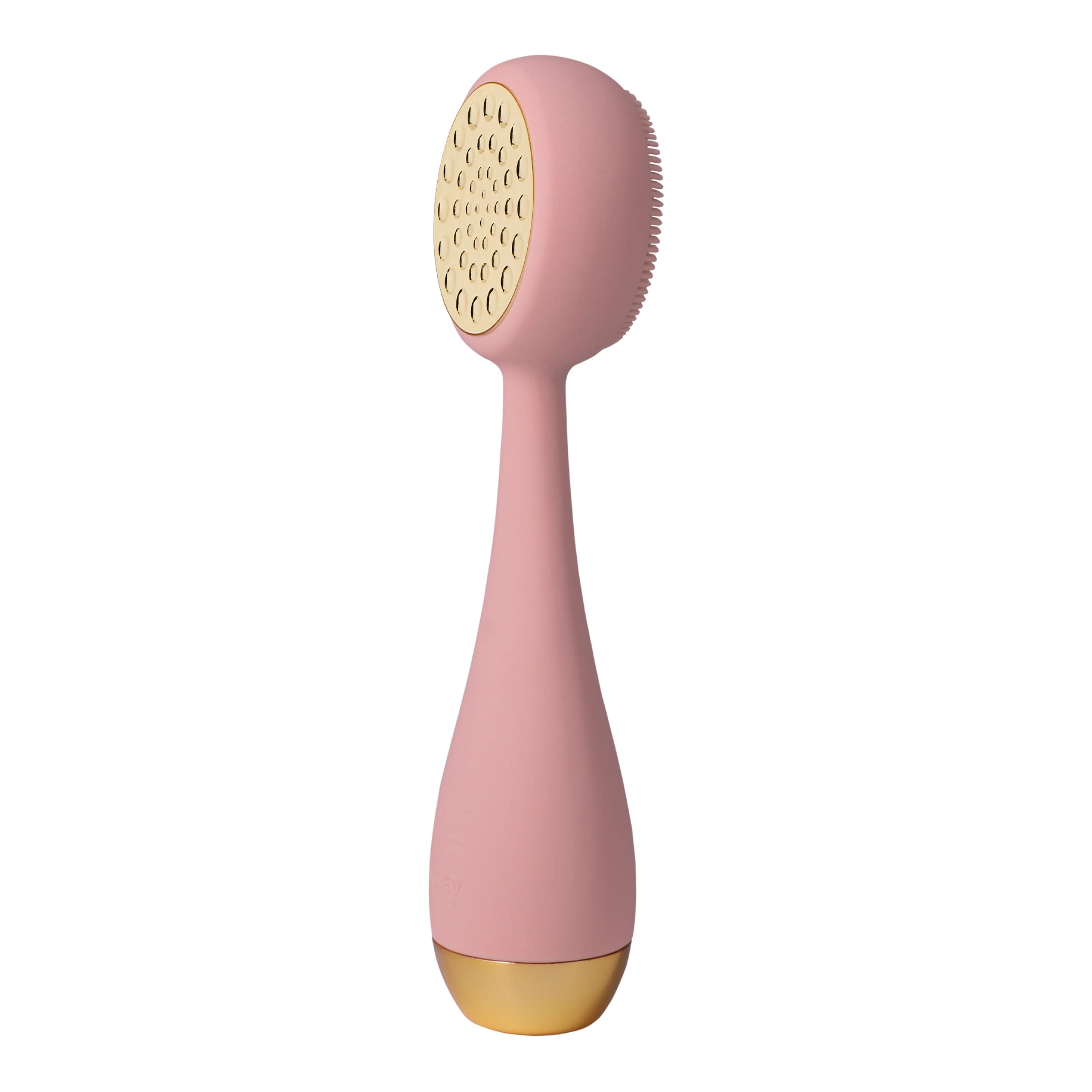 Pmd Clean Pro Gold - Smart Facial Cleansing Device With Silicone Brush & 24K Gold Activewarmth Anti-Aging Massager - Waterproof