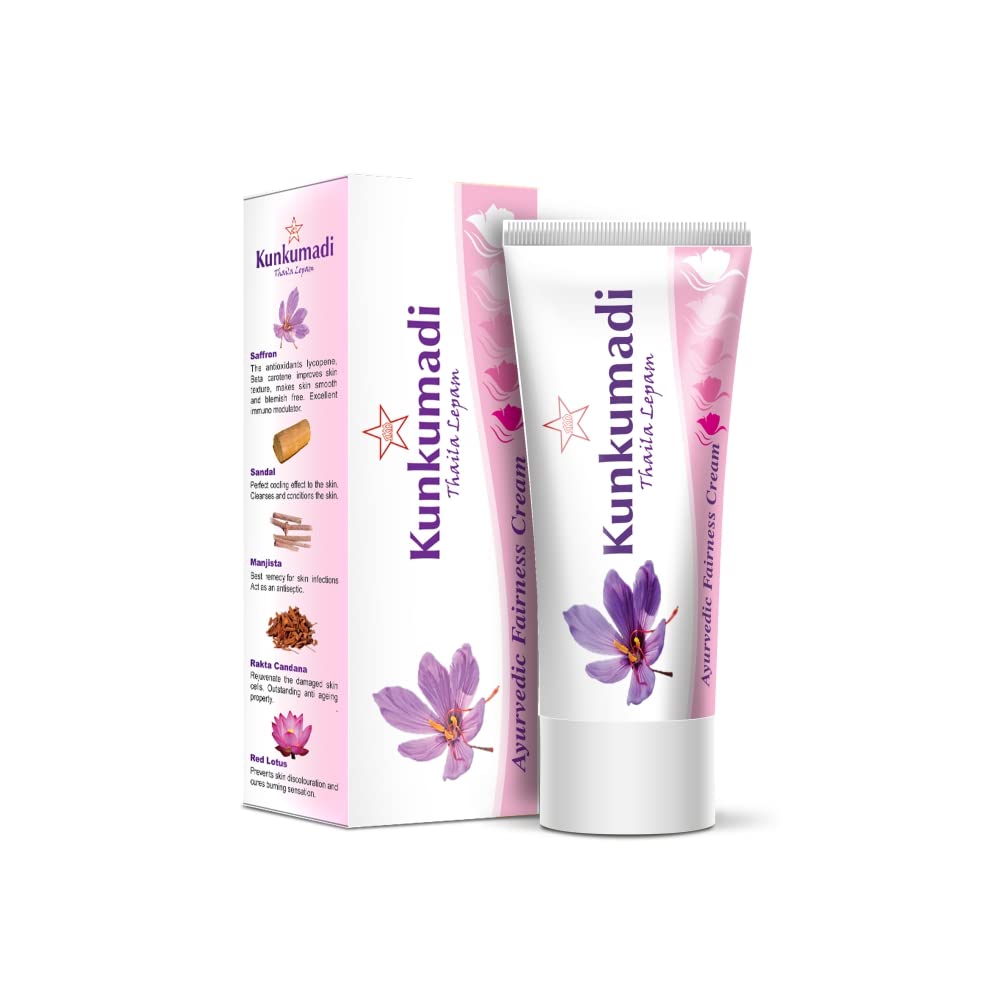 Skm Kumkumadi Lepam Cream 35Gm [Ayurvedic]