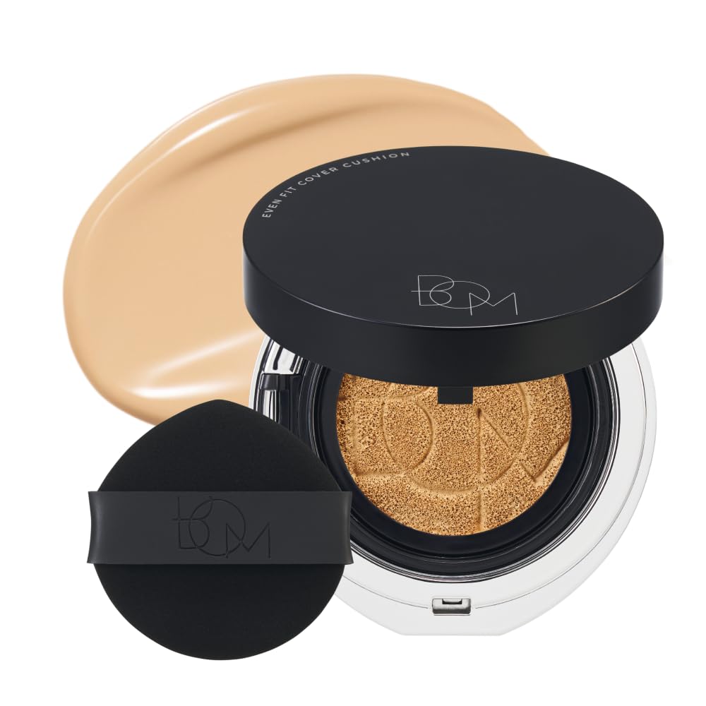 BOM COSMETICS Even Fit Cover Cushion 23N Beige 15g, Skin Tint Concealer Foundation for Full Coverage with Weightless Wear and a 