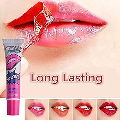 Venicare Lip Stain 6 Colors Tattoo Magic Color Peel Off Mask Tint Long Lasting Waterproof Lip Gloss