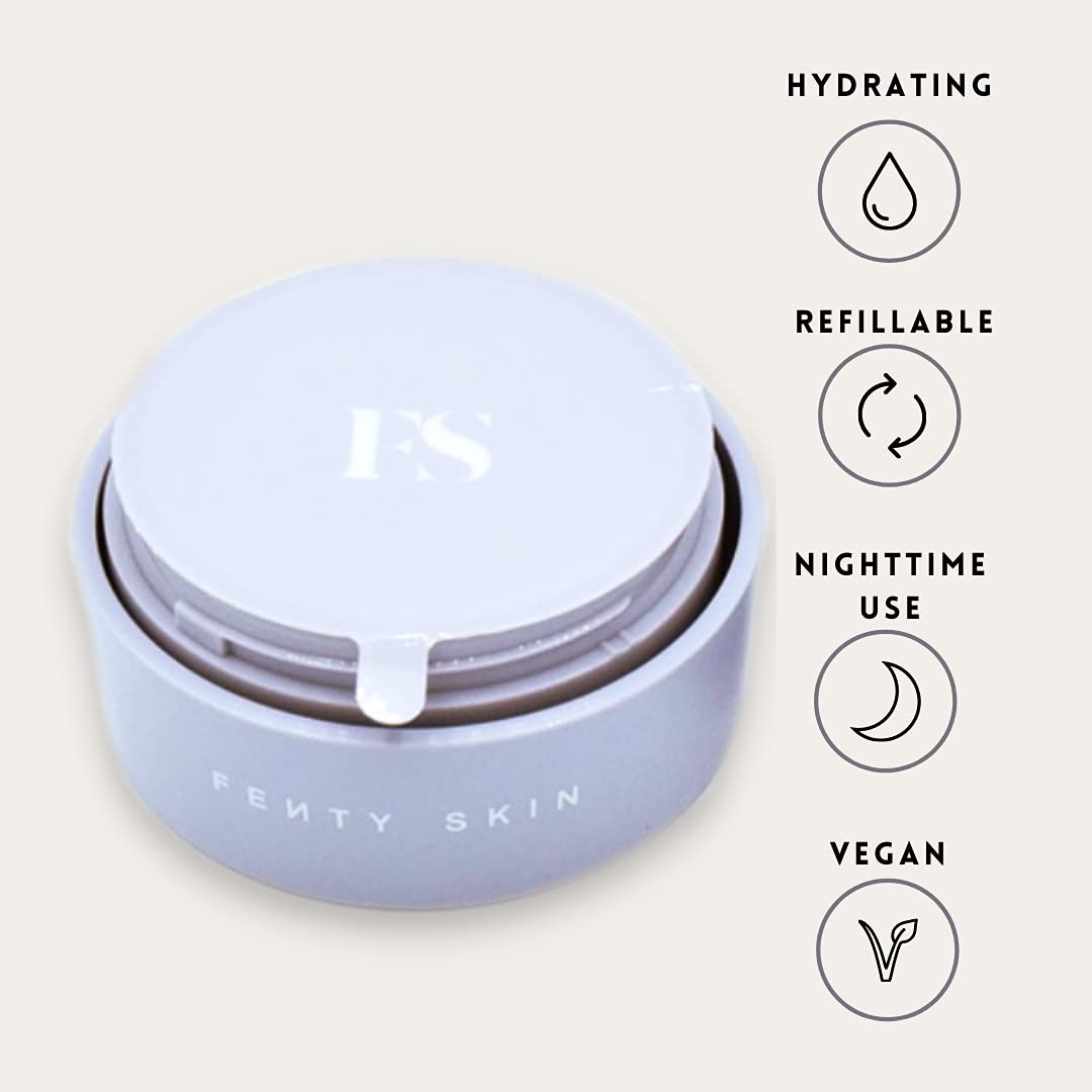 Fenty Skin Instant Reset Overnight Recovery Gel-Cream - Hydrating Night Face Moisturizer with Hyaluronic Acid, Facial Skin Care