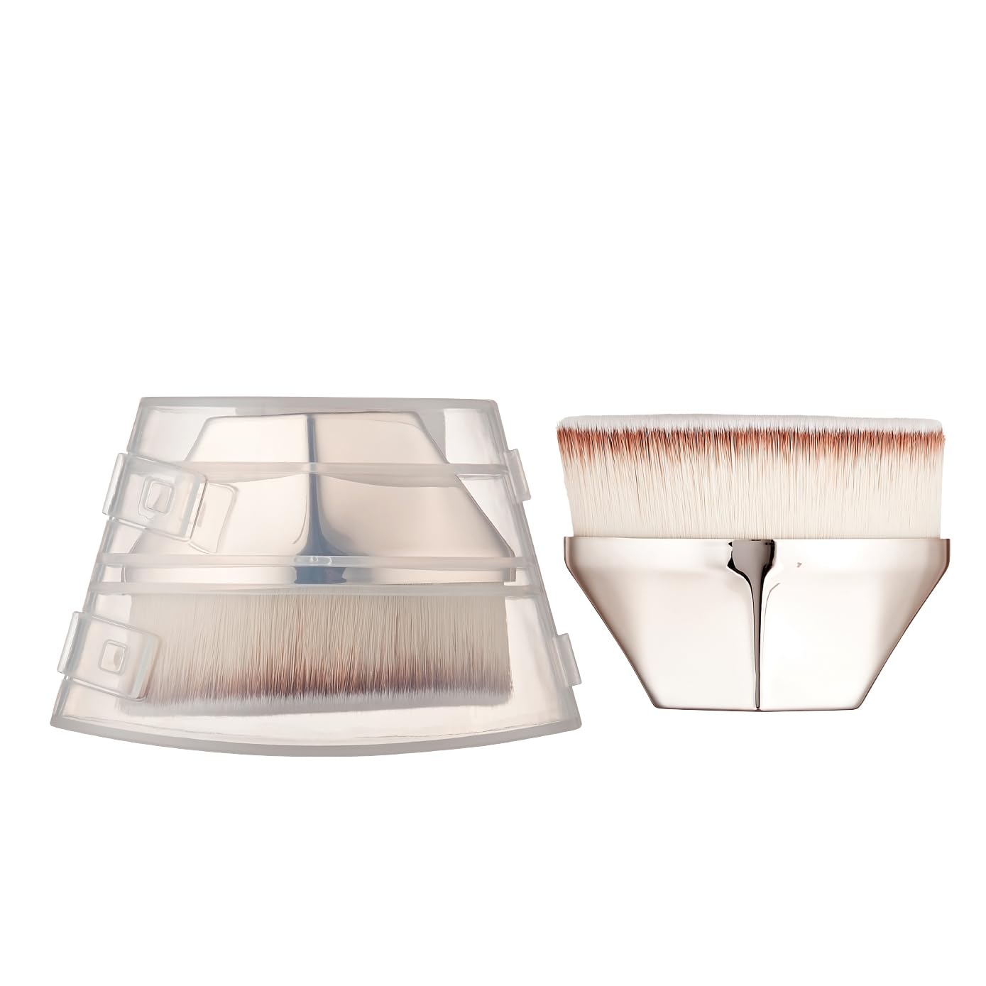 KISS NEW YORK Professional Jumbo Flat Top Kabuki Brush for Liquid Foundation, Cream, Powder, For Face & Body Dense Soft Bristles