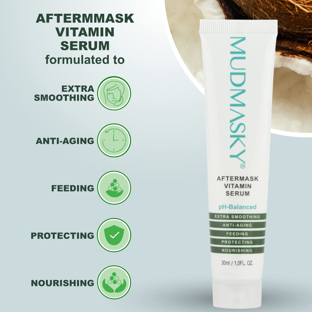 Mudmasky Aftermask Vitamin Serum 30 ml / 1.0 Oz