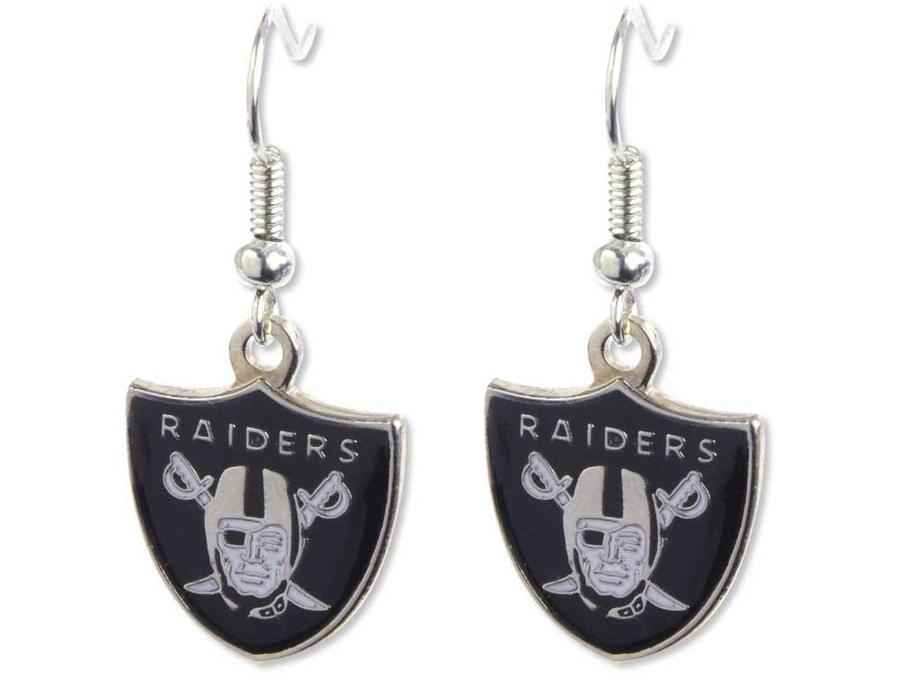 NFL Oakland Raiders Logo Dangler Earrings