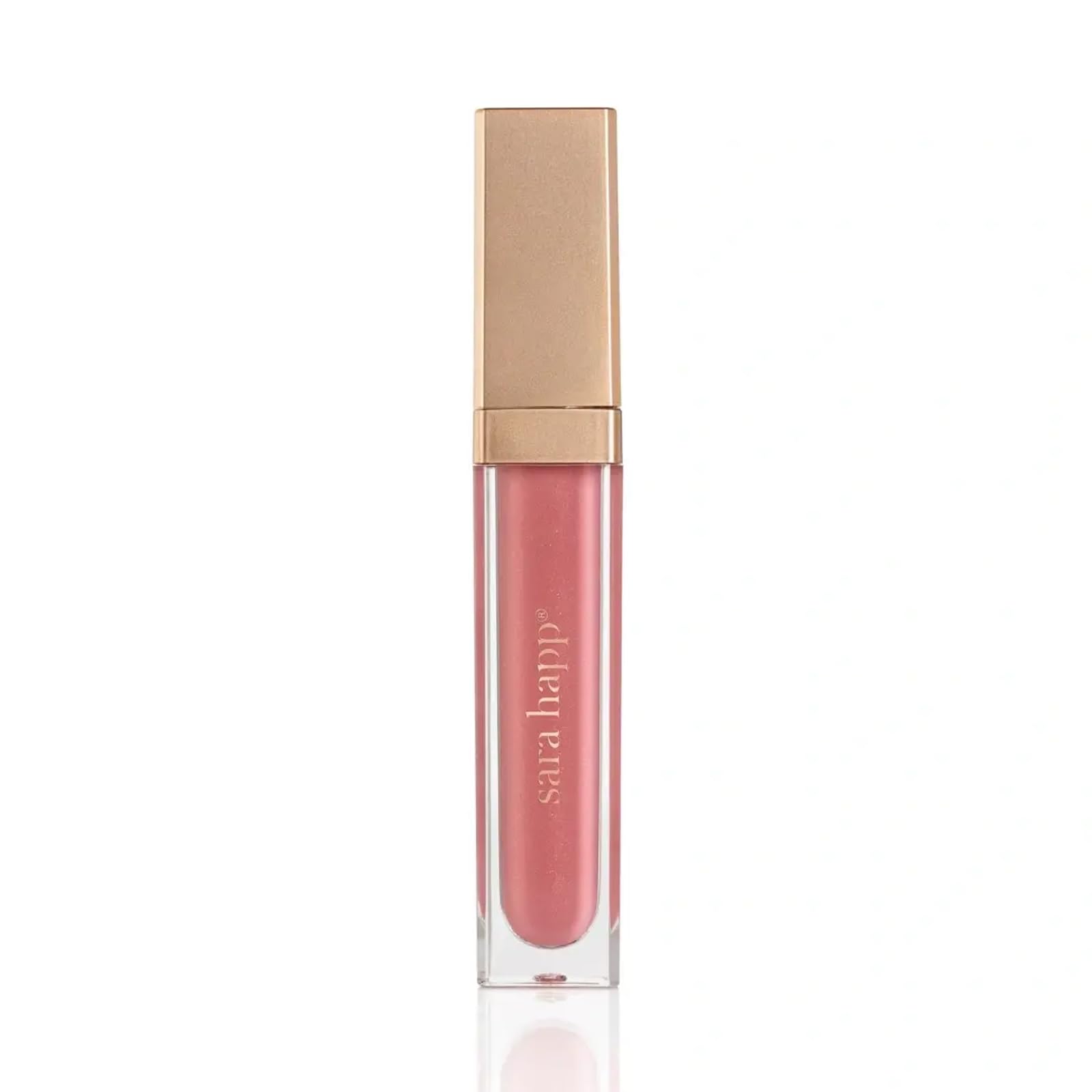 Sara Happ Pink Slip Luxe Gloss with Subtle Shimmer - High-Impact Shine & Long-Lasting Wear, Nourish, Hydrate, and Heal Your Lips