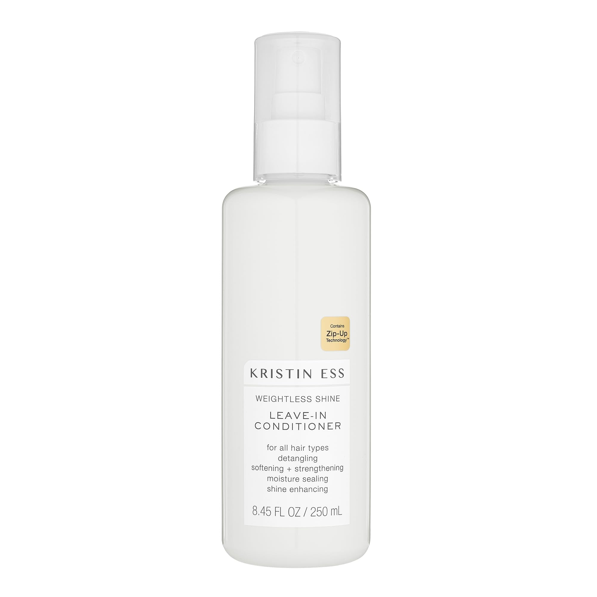 Kristin Ess Hair Castor Oil Leave In Conditioner Spray - Sulfate Free + Color Safe - Weightless Shine - Deep Repair Moisturizing