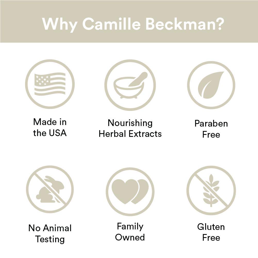 Camille Beckman Essentials Gift Basket, Camille, Glycerine Hand Therapy 6 Oz, Silky Body Cream 13 Oz, Hand And Shower Cleansing