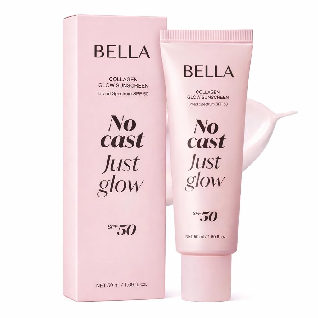 Bella Korean Sunscreen SPF 50 PA++++ Aqua Gel | No White Cast Sun screen for Oily & Dry Skin | Korean Technology Face Moisturize