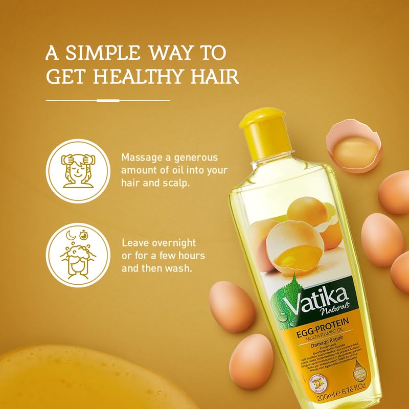 Vatika Naturals Multivitamin Hair Oil - Elevate Your Hair Care Ritual With The Power Of Nature - Enhances, Conditions, & Strengt