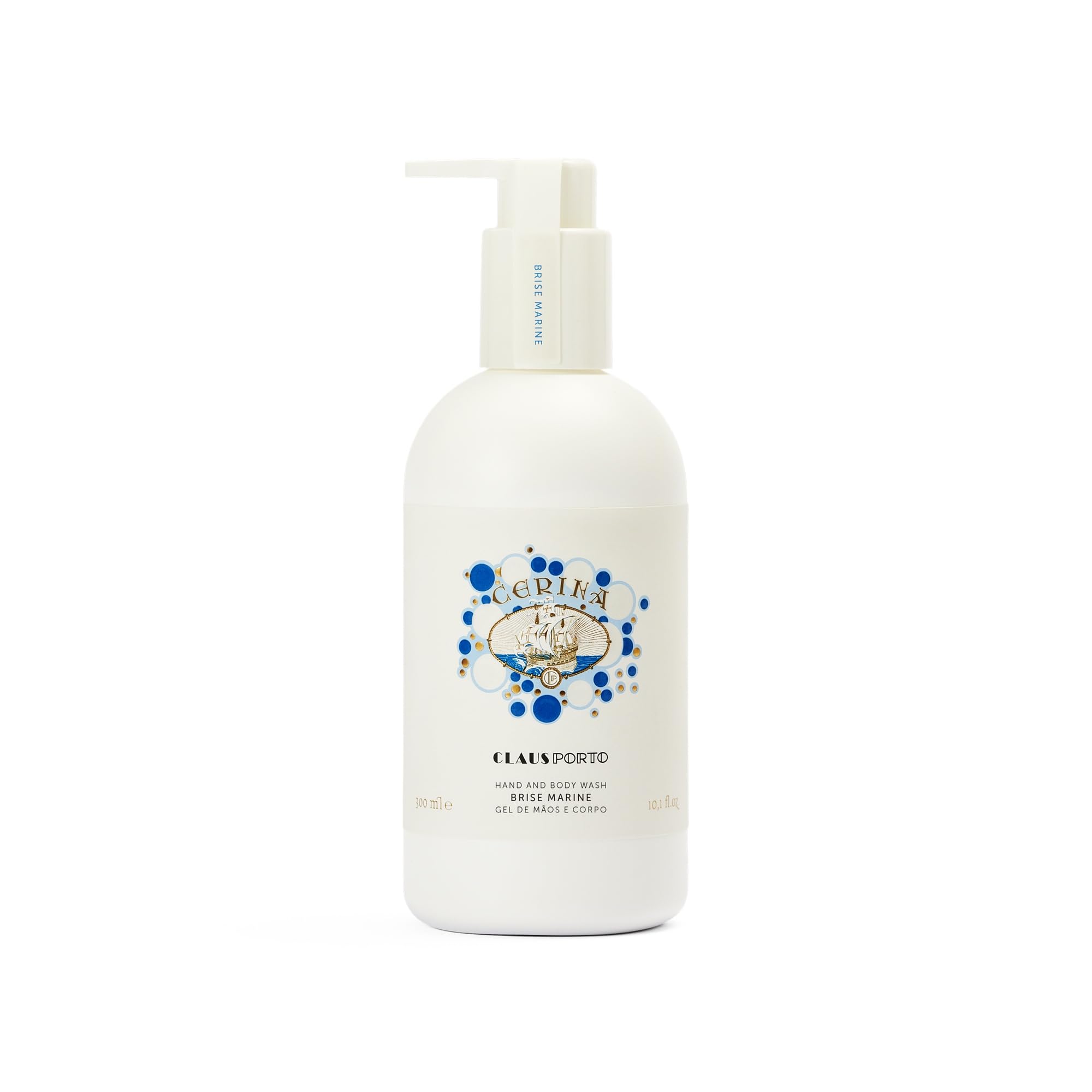 Claus Porto - Cerina Brise Marine Hand and Body Wash | 99% Natural Ingredients| Cleanse, Revive, Refresh Skin | Gel Wash for Men