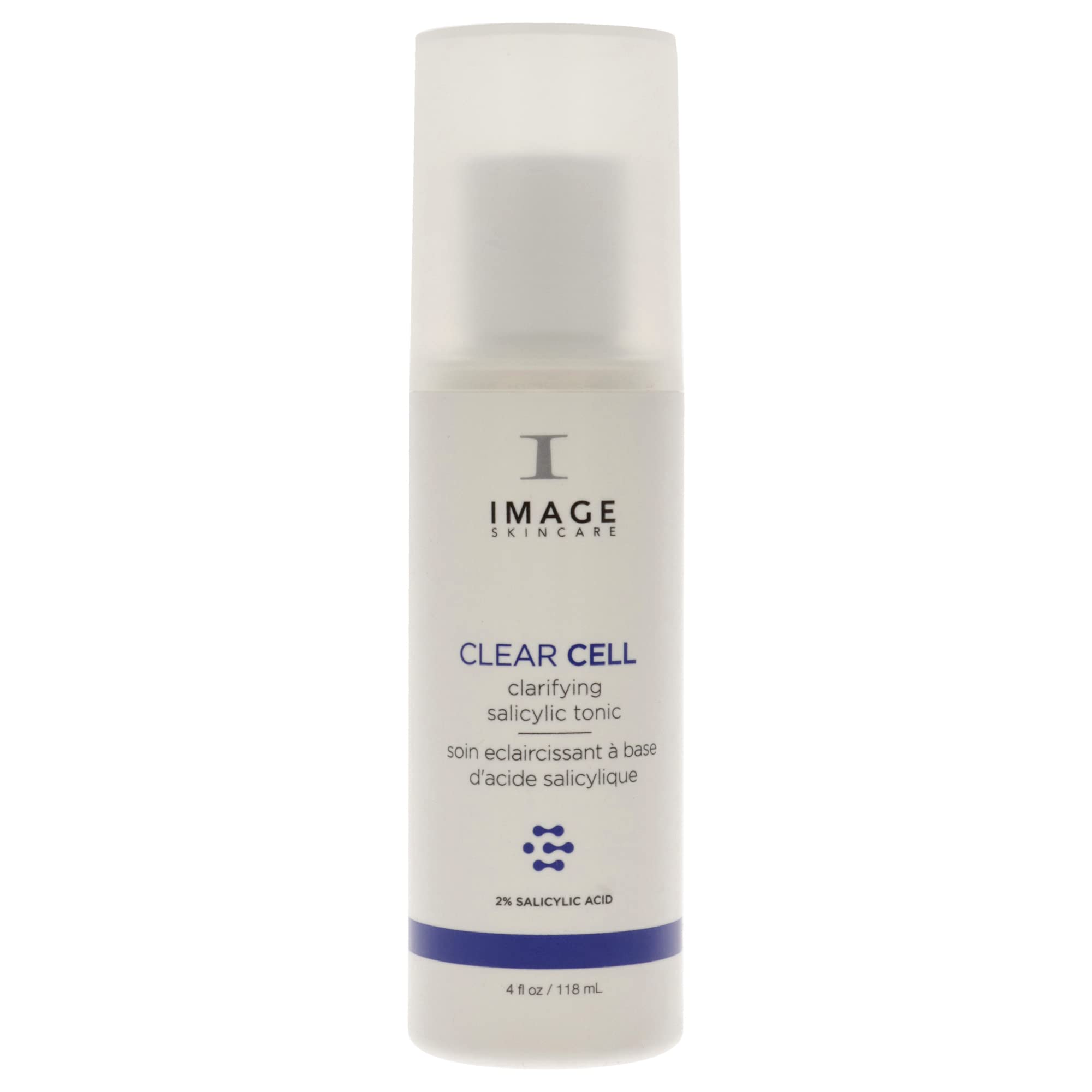 IMAGE Skincare Clear Cell Salicylic Clarifying Tonic - Plant-Based Complex with Lilac Extract That Helps to Minimize Shine and T
