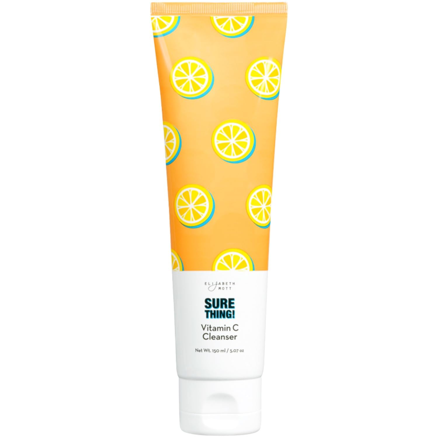 Elizabeth Mott Sure Thing Vitamin C Cleanser-Gel Foaming Facial Cleanser for All Skin Types - Cleans, Moisturizes, & Smoothens S