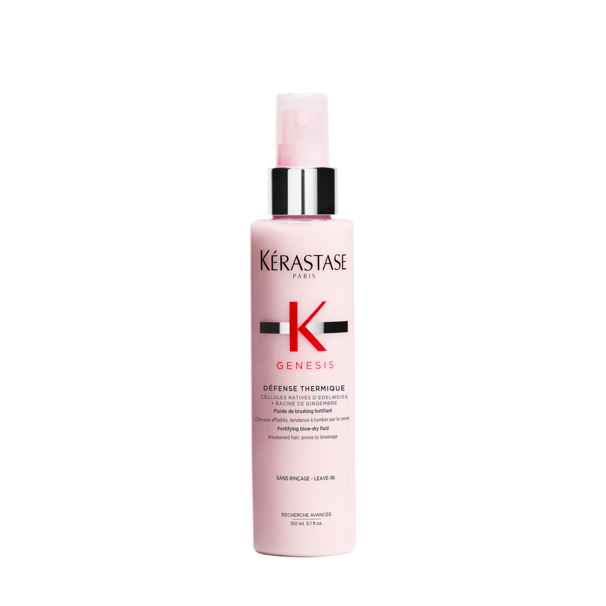 Kerastase Genesis Defense Thermique Blow Dry Primer | Heat Protectant for Weakened Hair Prone to Fallout Due to Breakage from Br