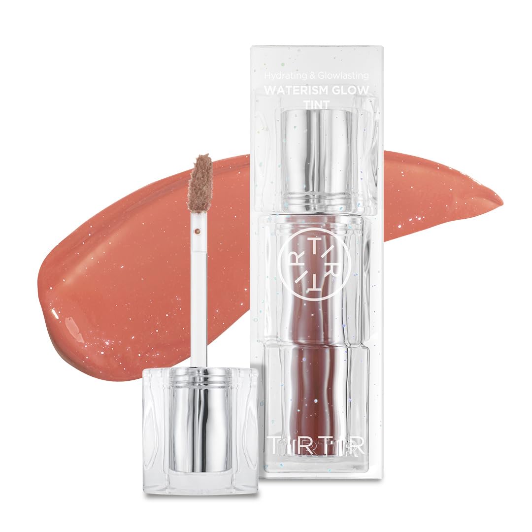 TIRTIR Waterism Tinted Lip Gloss #08 Summer Pumpkin, 0.14 Fl Oz - Kiss Ready Lipgloss, 12H Long Lasting Non Sticky Natural Tinte