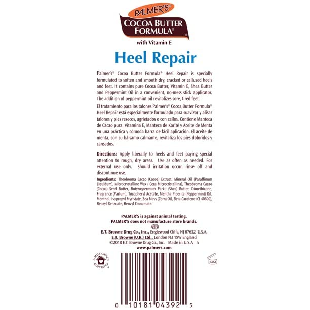 Palmer's Cocoa Butter Formula Heel Repair with Peppermint Oil (Pack of 3)