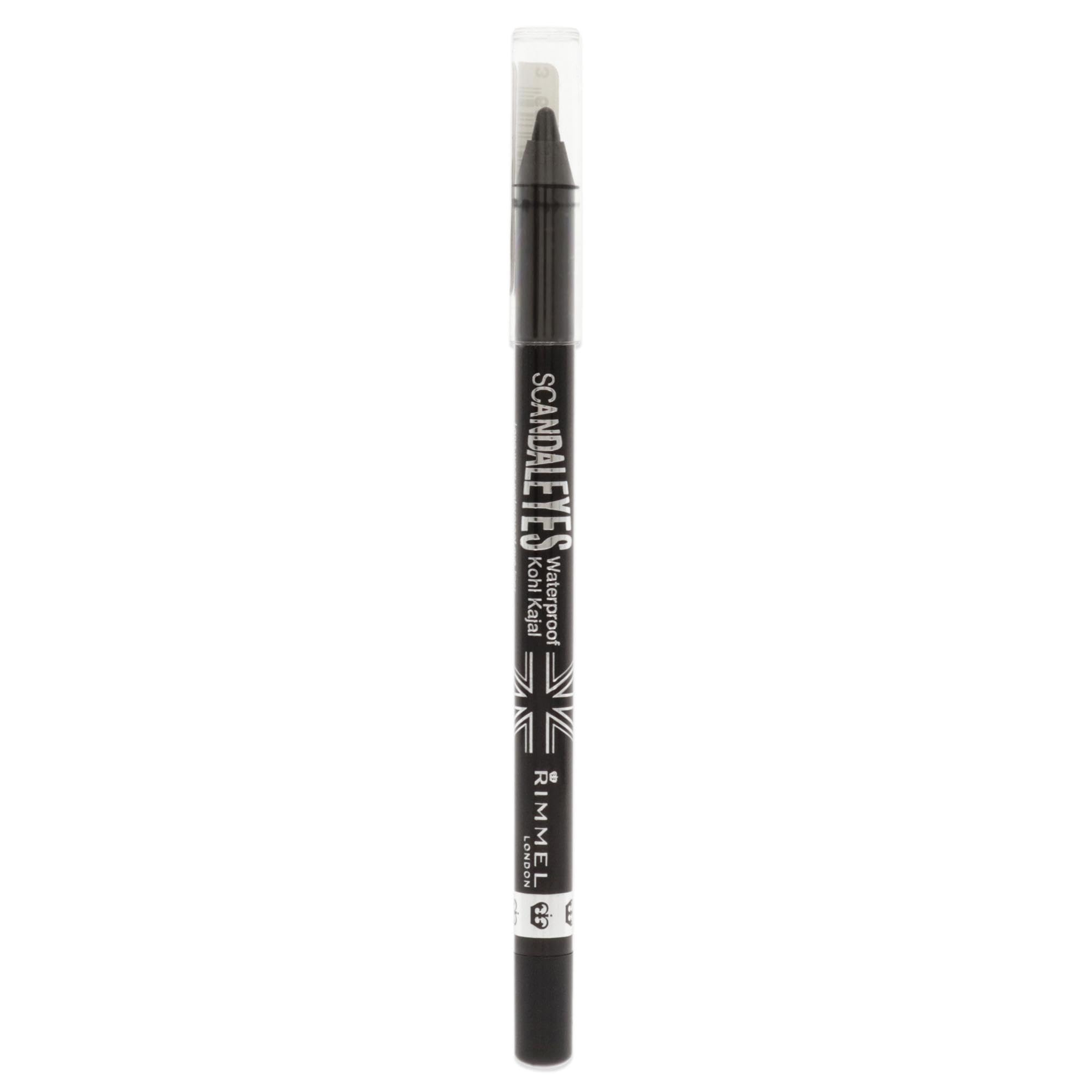 Rimmel London Scandaleyes Waterproof Kohl Kajal Eyeliner - 001 Black For Women - 0.04 Oz Eyeliner