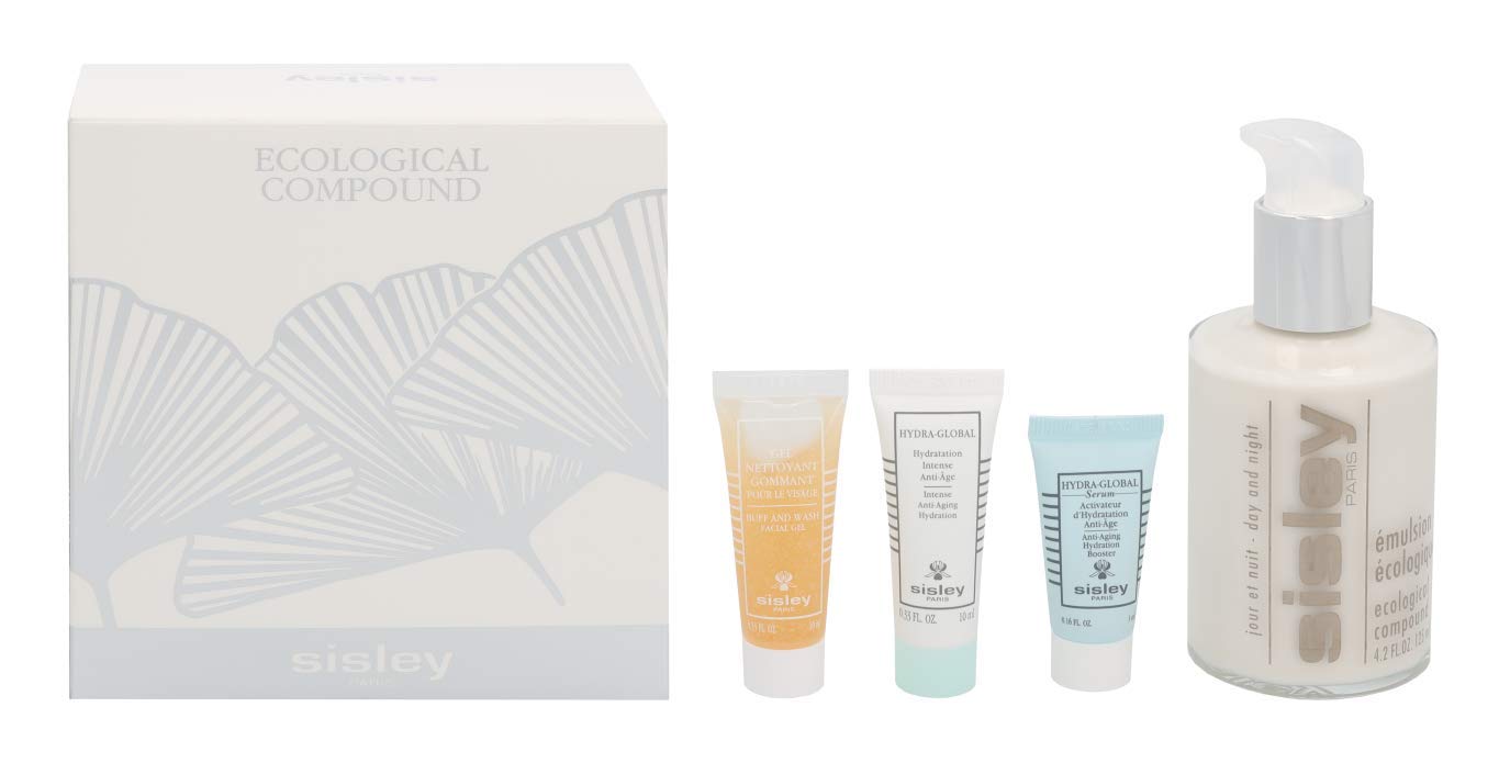 SISLEY, Ecological Compound Piece Set Ecological Compound 125ml + Buff Wash Face Gel 10ml + HydraGlobal Serum 5ml + HydraGlobal 