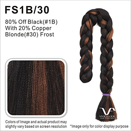 Vivica A. Fox PB-OLIVIA Pocket Bun, New Futura Synthetic Fiber in Color FS1B30, 9.5 Ounce