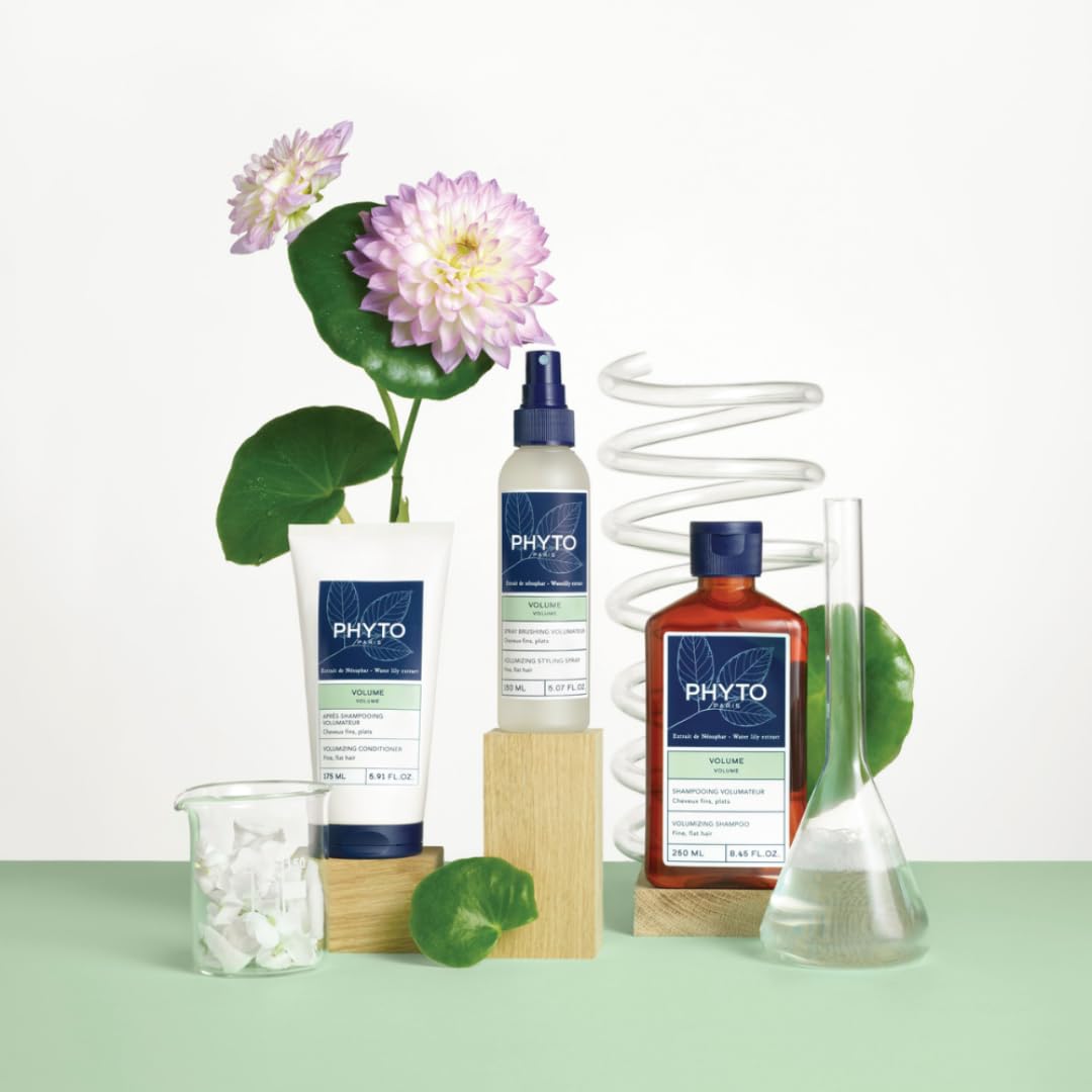 PHYTO PARIS VOLUME Volumizing Conditioner, For Fine Hair, Thin Hair, Silicone Free, 5.91 fl. oz.