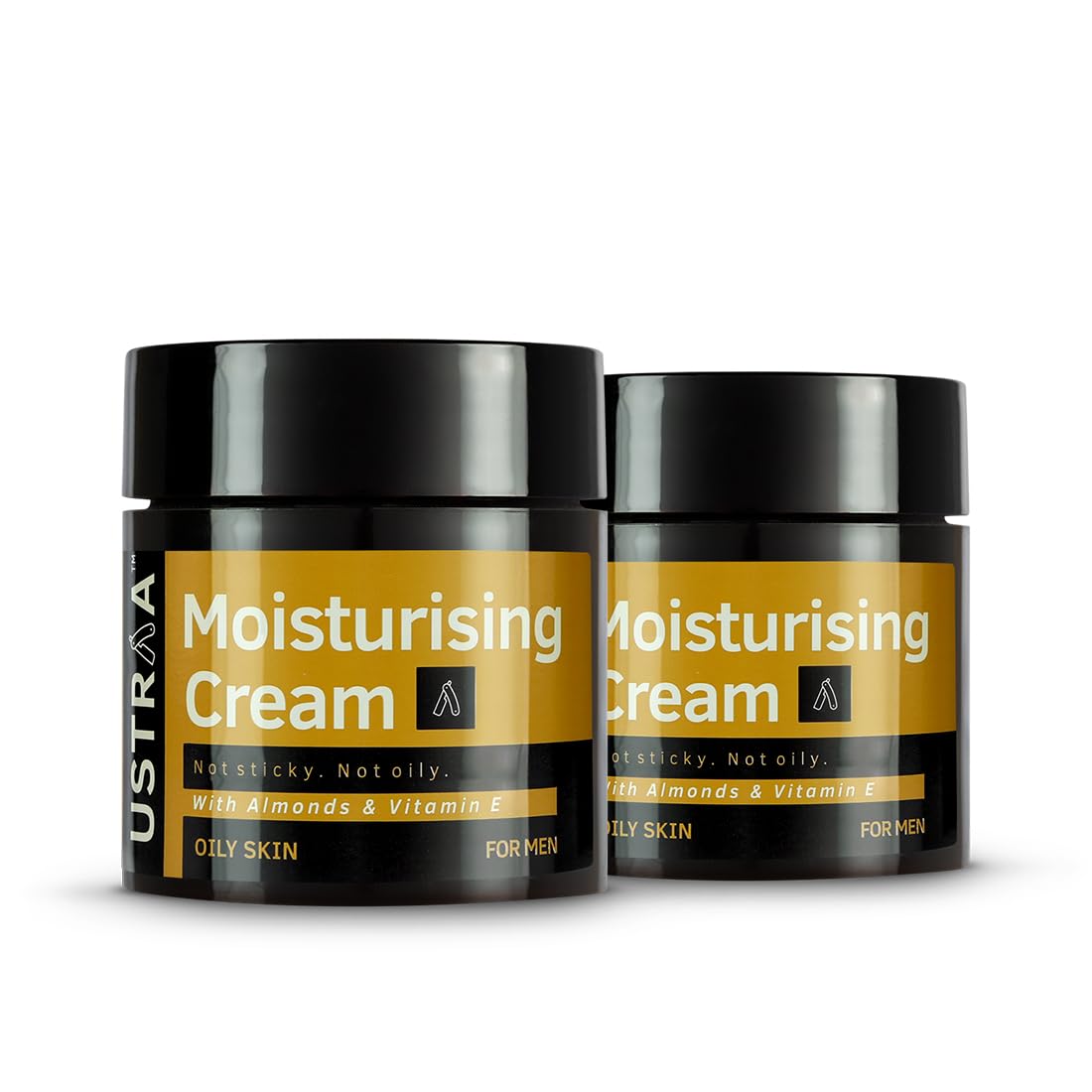 Ustraa Moisturising Cream  Oily Skin  100G X 2 | LongLasting Moisturization & Hydration | Quick Absorption | With Shea Butter