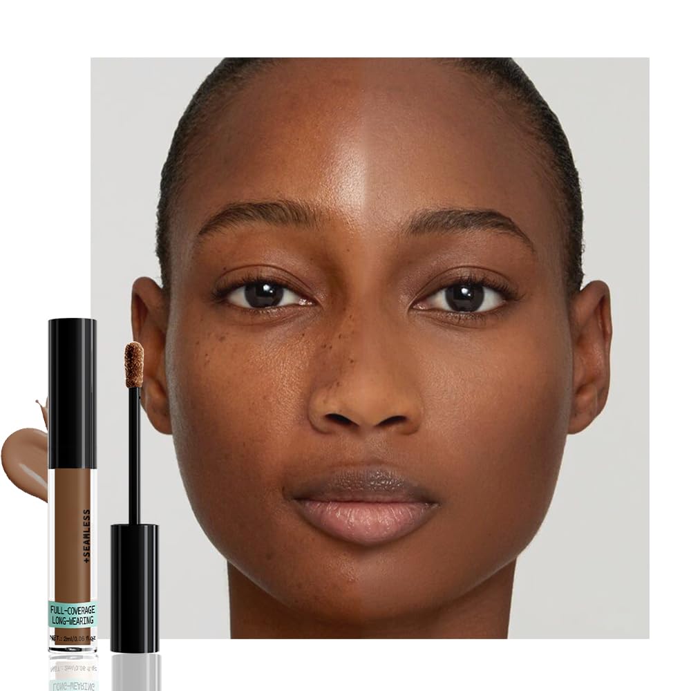 FeiCuiYun Liquid Concealer Makeup, Natural Coverage for Older Women, Under Eye Brightener Full Coverage Concealer for Dark Circl