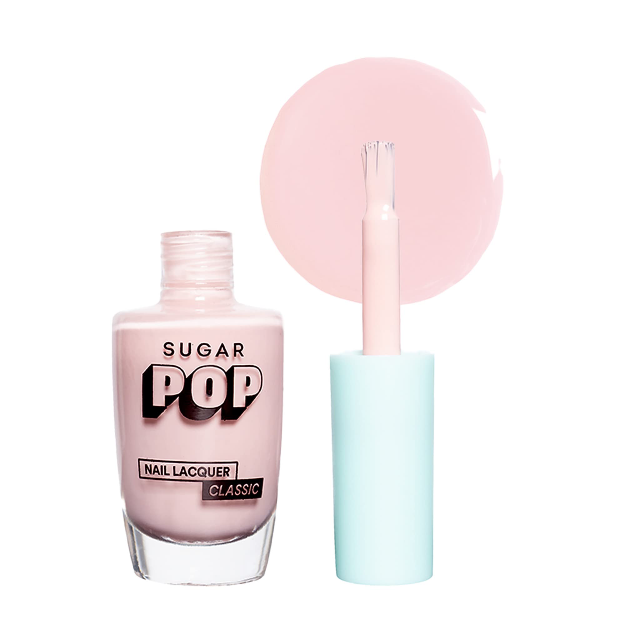 Sugar Pop Nail Lacquer 01 Spring Bloom (Icy Pink) | Dries In 45 Seconds | Chip-Resistant | Glossy Finish | High Shine | Nail Pol