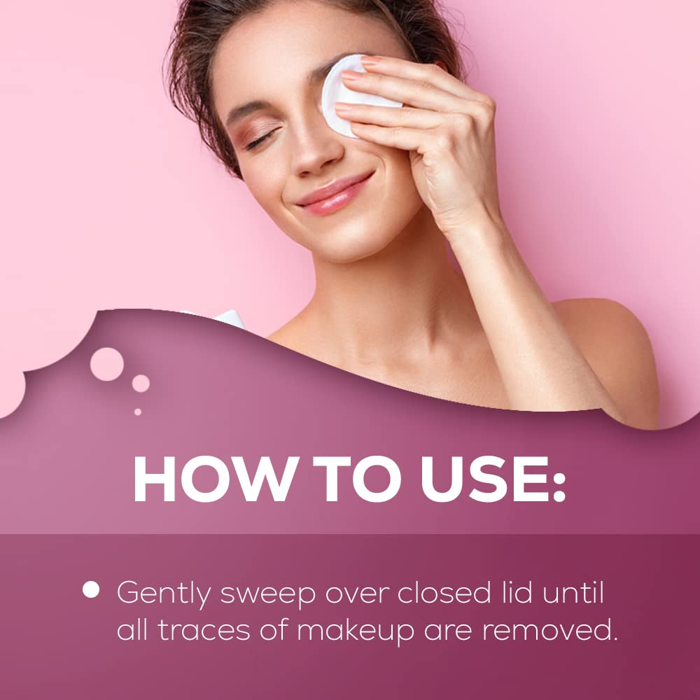 Andrea Eye Qs Oil-Free Eye Makeup Remover Pads, 65-Count (Pack Of 3)