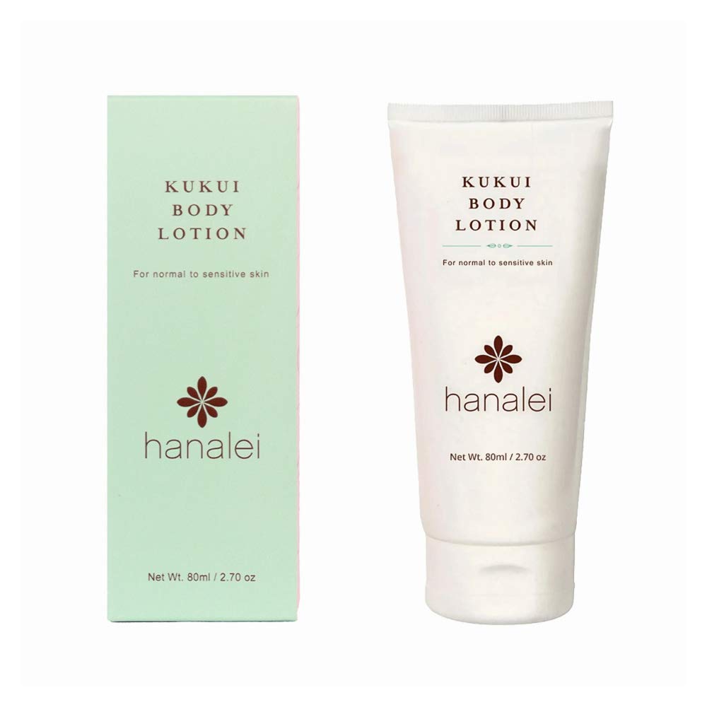 Hanalei Cruelty-Free Paraben-Free Kukui Body Lotion | Dye-Free Moisturizer With Kukui Nut Oil, Shea Butter, Jojoba Oil | Hydrati