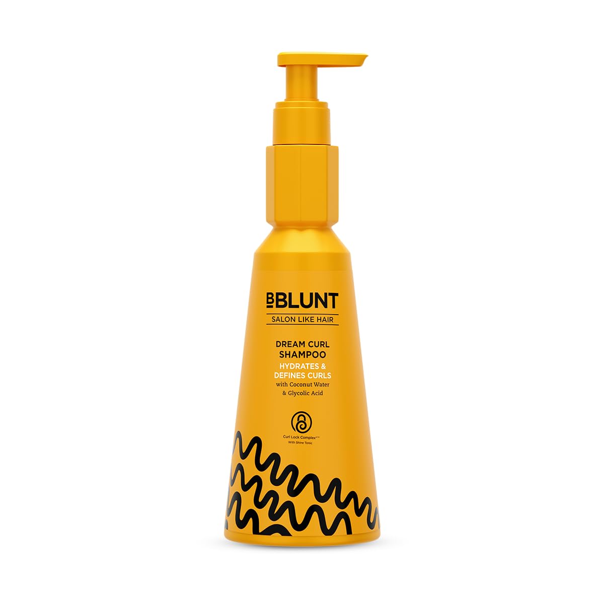 Bblunt Dream Curl Shampoo  300 Ml | 3 Day Definition & Frizz Control | Coconut Water, Glycolic Acid & Curl Lock Complex | Hydra