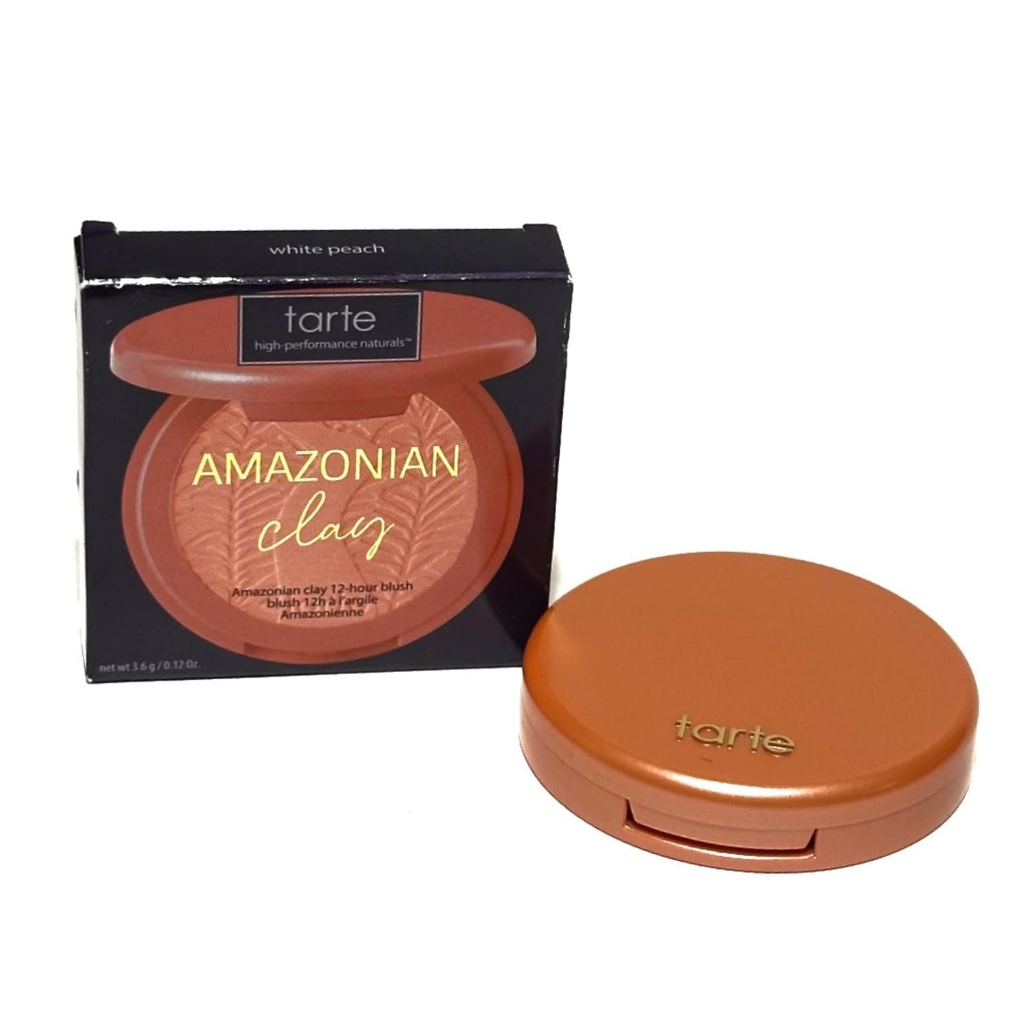 Tarte Amazonian Clay 12-Hour Blush White Peach 0.12 oz