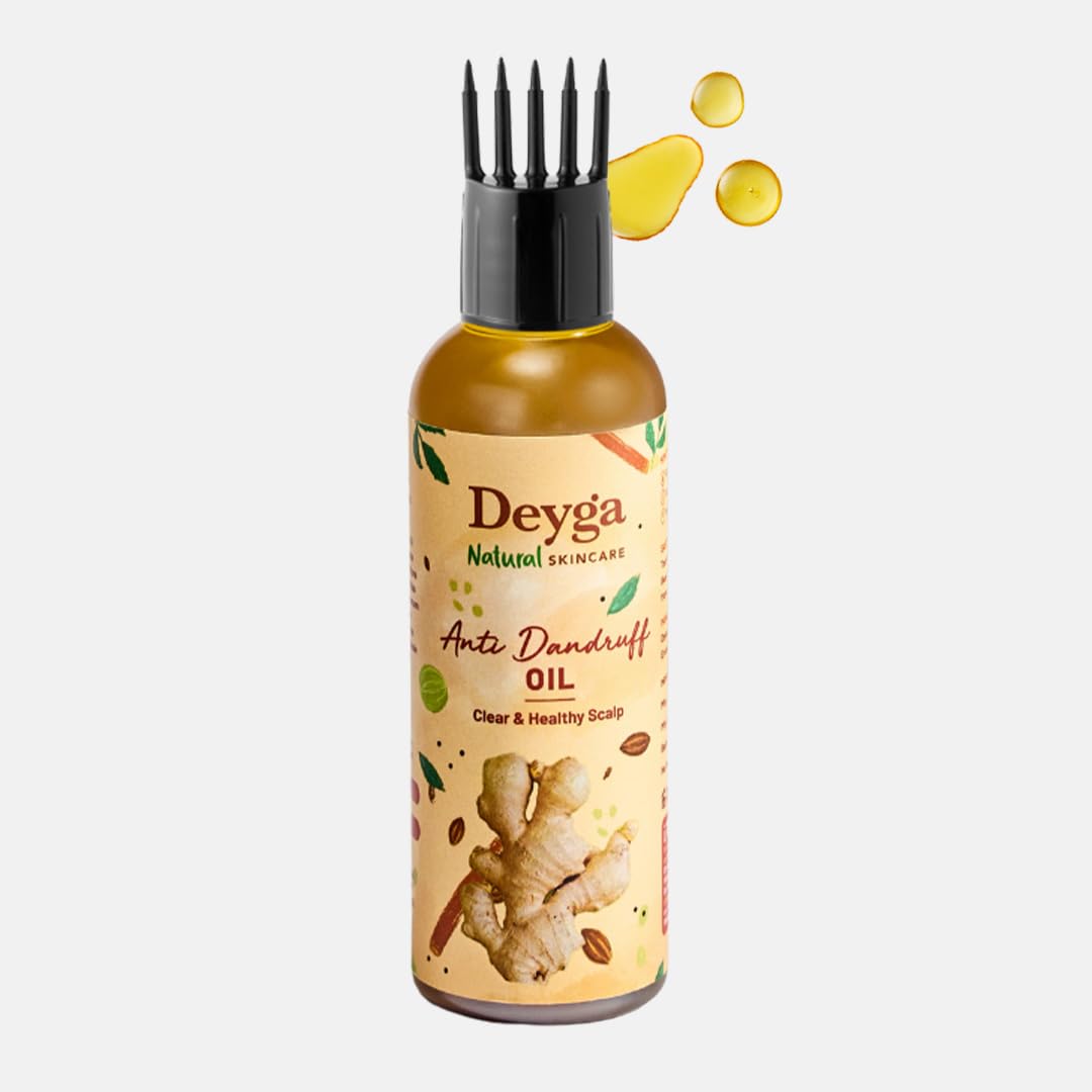 Deyga Anti Dandruff Oil (100 Ml) | Controls Dandruff & Hair Fall | Soothes Scalp Itchiness | Enriched With Neem Oil | Healthy Sc