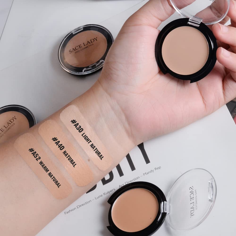 3 Pack Full Coverage Concealer Cream Makeup, Waterproof Matte Smooth Concealer Corrector For Dark Spot Under Eye Circles (3  5G/