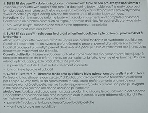 Rodial Super-Fit Size Zero Cream, 10.1 fl. oz. - Refining and Toning Body Moisturiser - Lotus Flower Extract to Firm - Easily Ab
