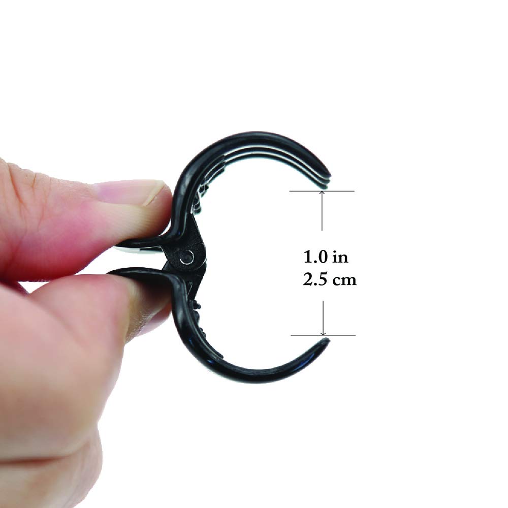 Women Crystal Plastic Hair Claw for thin to medium thick hair, Beauty Basic Jaw Clips,8 Pieces count.