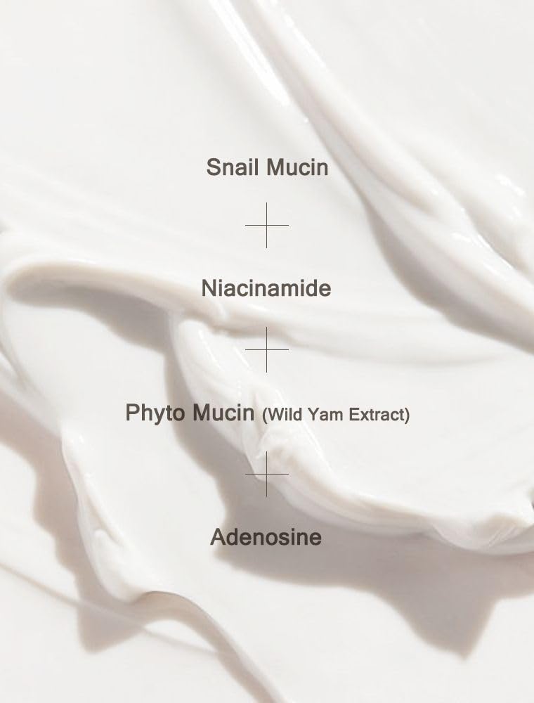 MIZON Snail Repair Perfect Cream, Snail Mucin, Niacinamide, Phyto Mucin, Adenosine, Deep Hydration, Wrinkle-care, Nutrition, Par